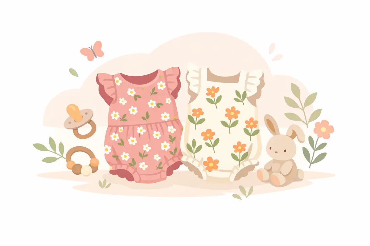 Floral Baby Rompers for Sweet Everyday Style