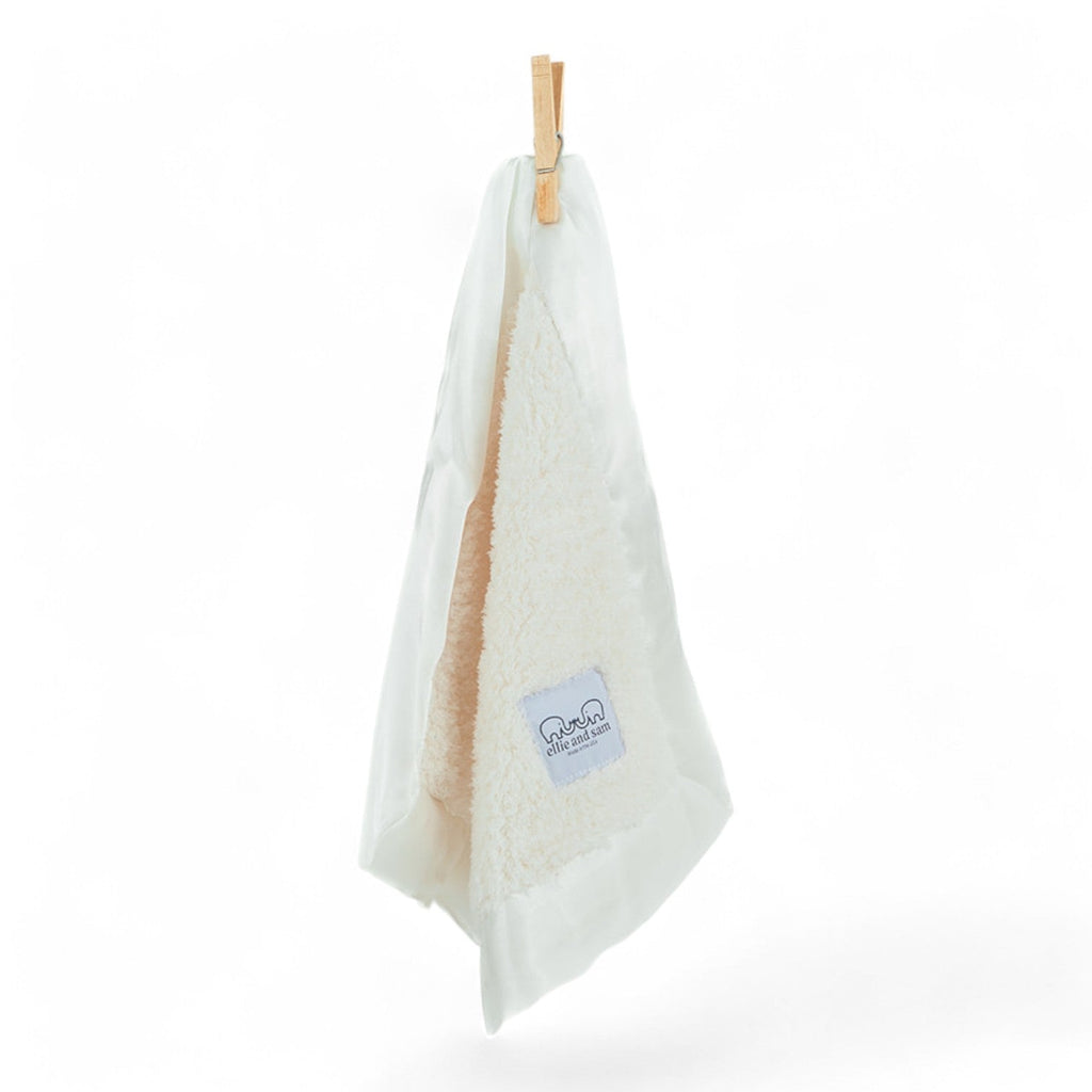 Classic Satin Border Lovey - Ivory