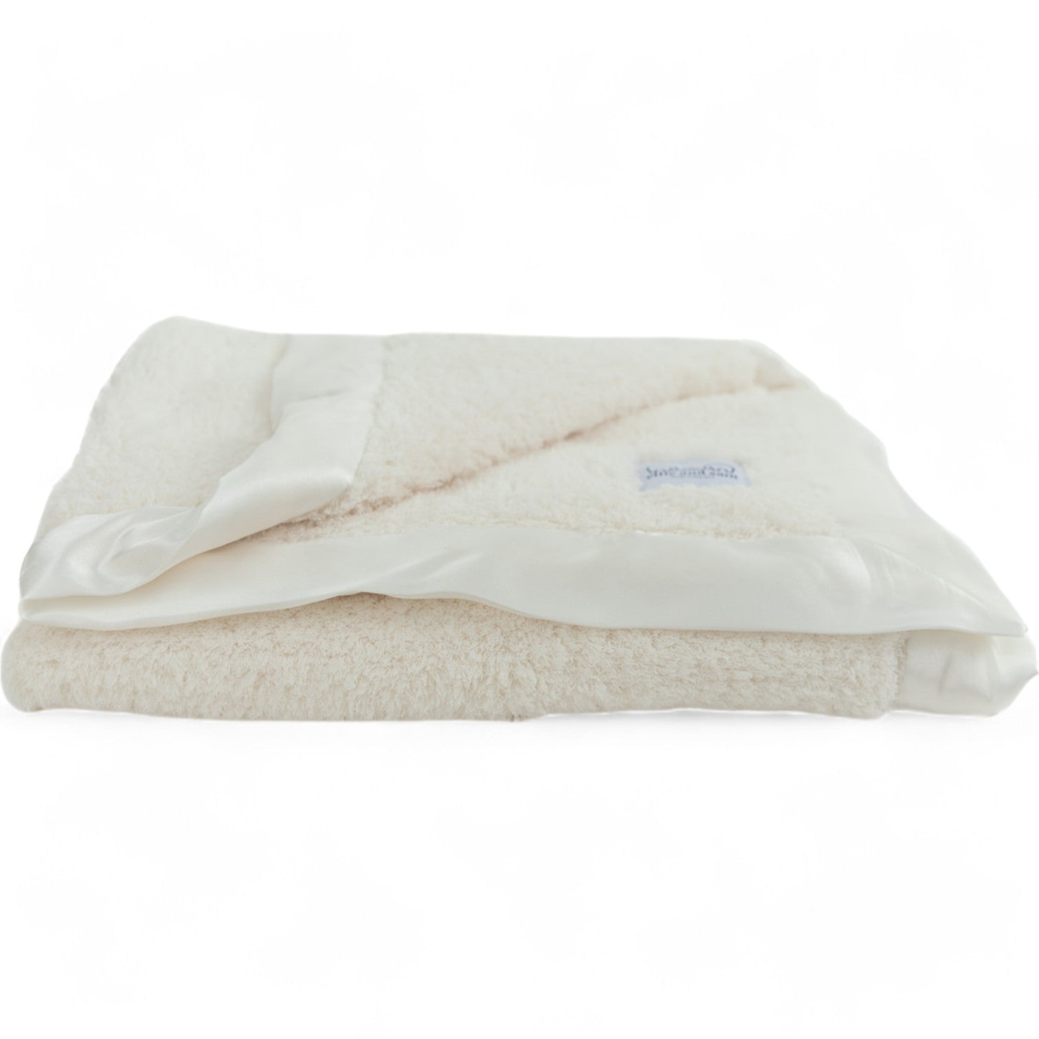 Classic Satin Border Blanket - Ivory