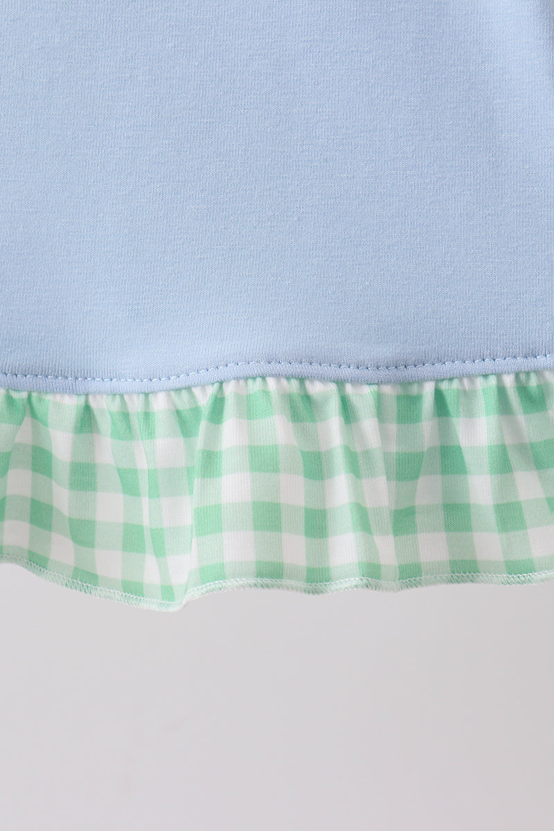 Blue Farm Embroidered Bloomer Set