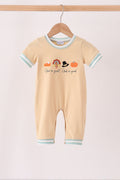God is great god is good embroidery romper