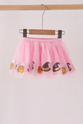Pink candy sequin tutu skirts