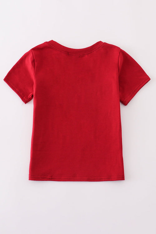 Alabama elephant french knot top