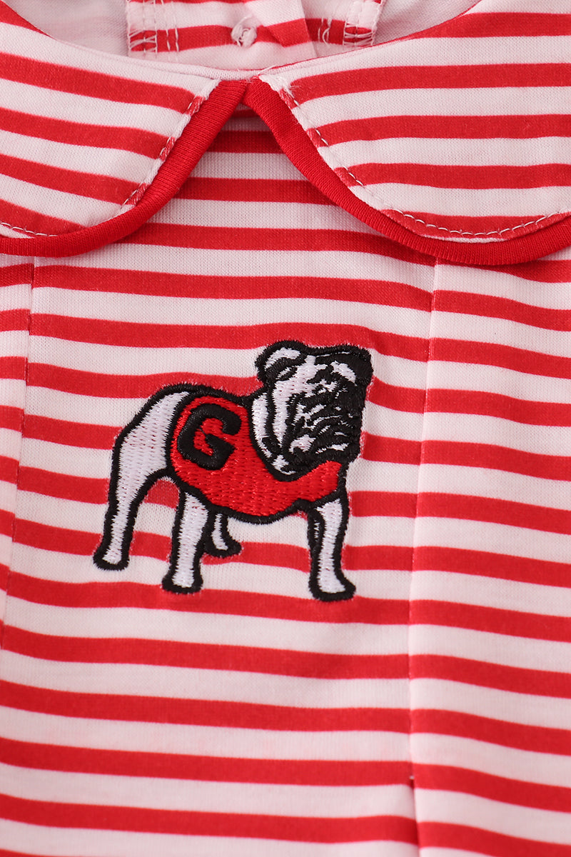 Georgia embroidery stripe bubble