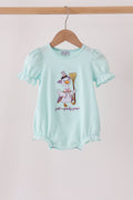 Blue goose embroidery bubble