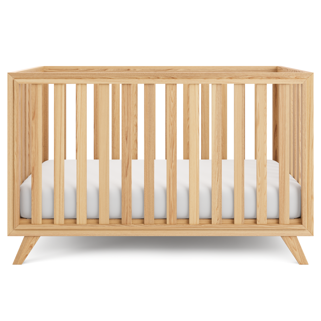 Baby Crib For 0 To 3 Years - Natural Wood