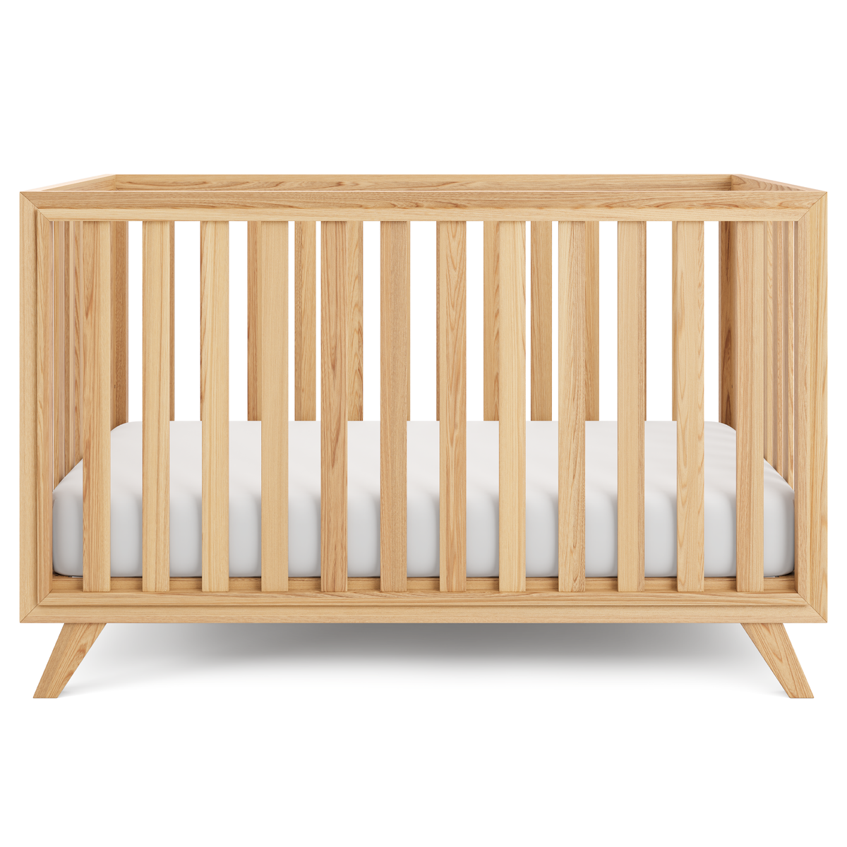 Baby Crib For 0 To 3 Years - Natural Wood