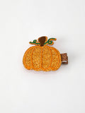 Halloween Pumpkin Girls Hair Clip