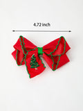 Winter Christmas Tree Hair Clip
