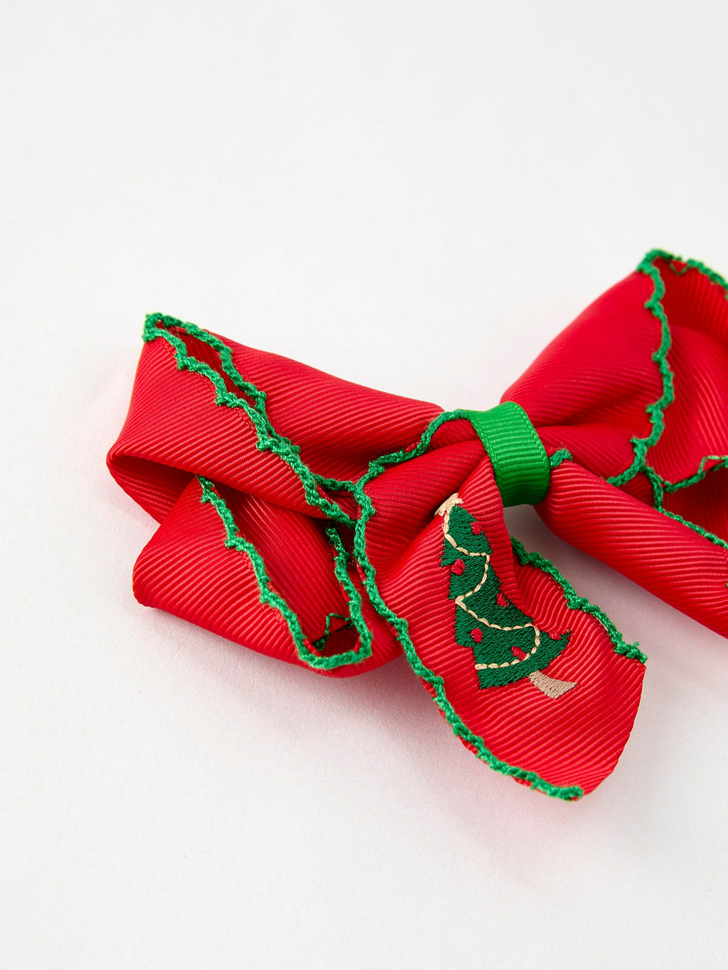 Winter Christmas Tree Hair Clip