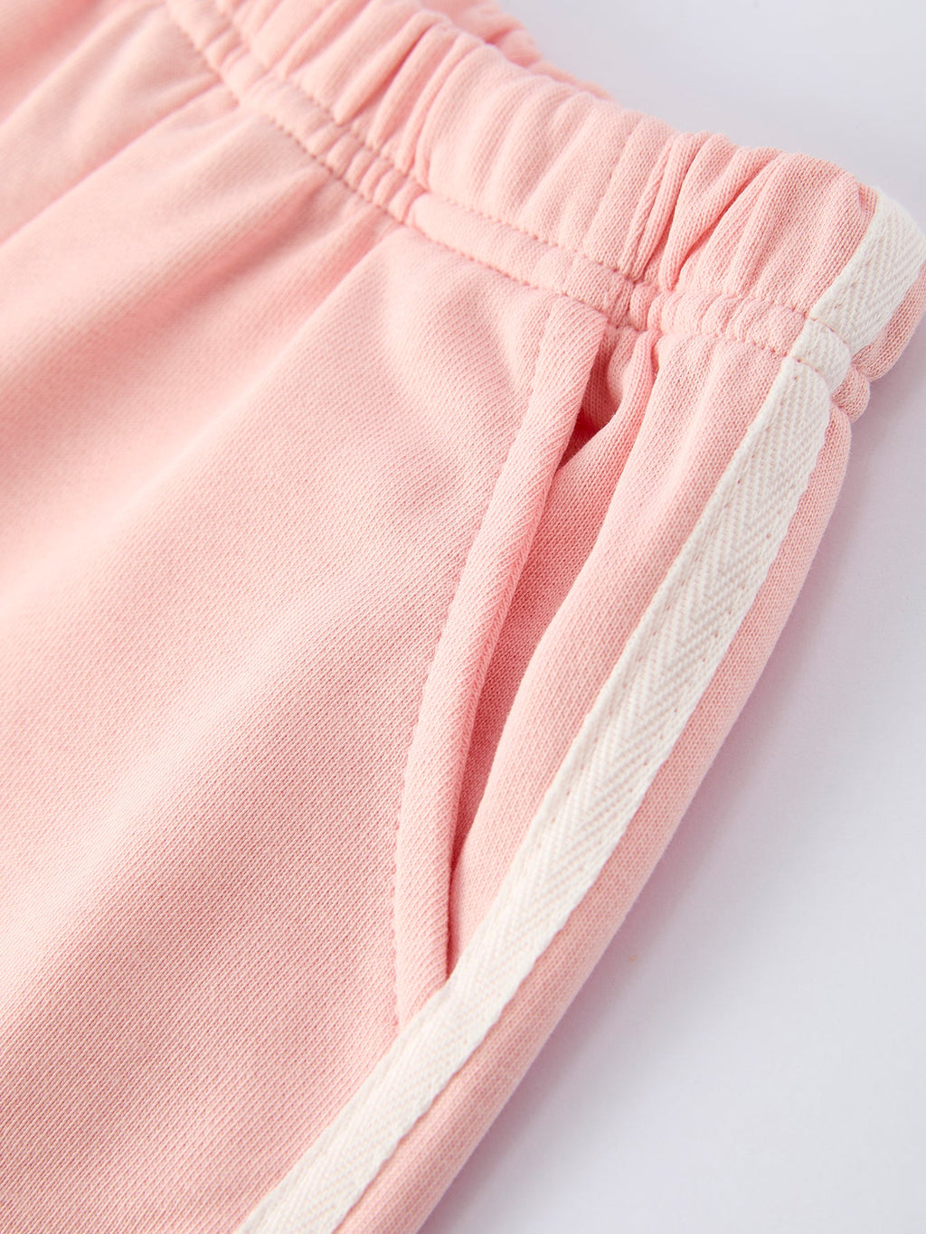 Girls Bow Trim Sweatshirt And Pants Set