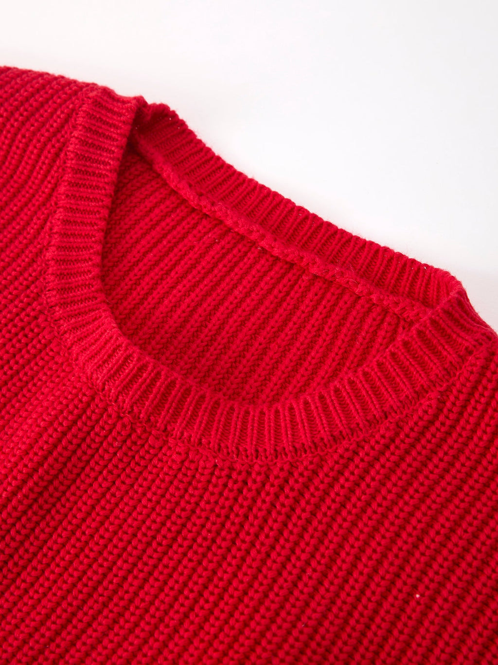 Mom And Me Winter Christmas Red "Merry" Pullover Sweater