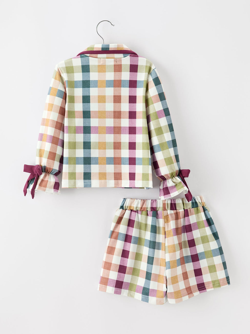 Mommy And Me Fall Plaid Pajama Set