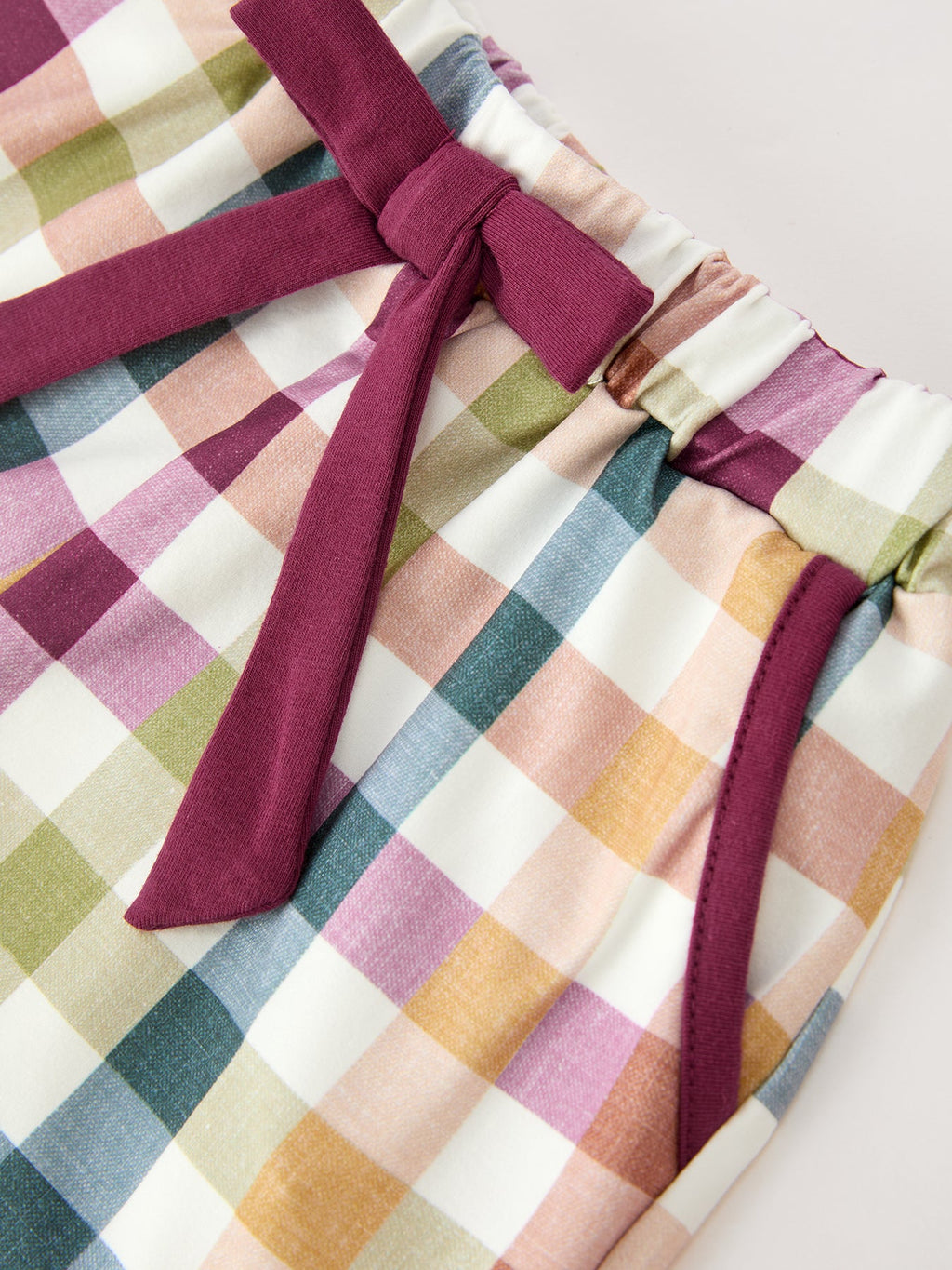 Mommy And Me Fall Plaid Pajama Set