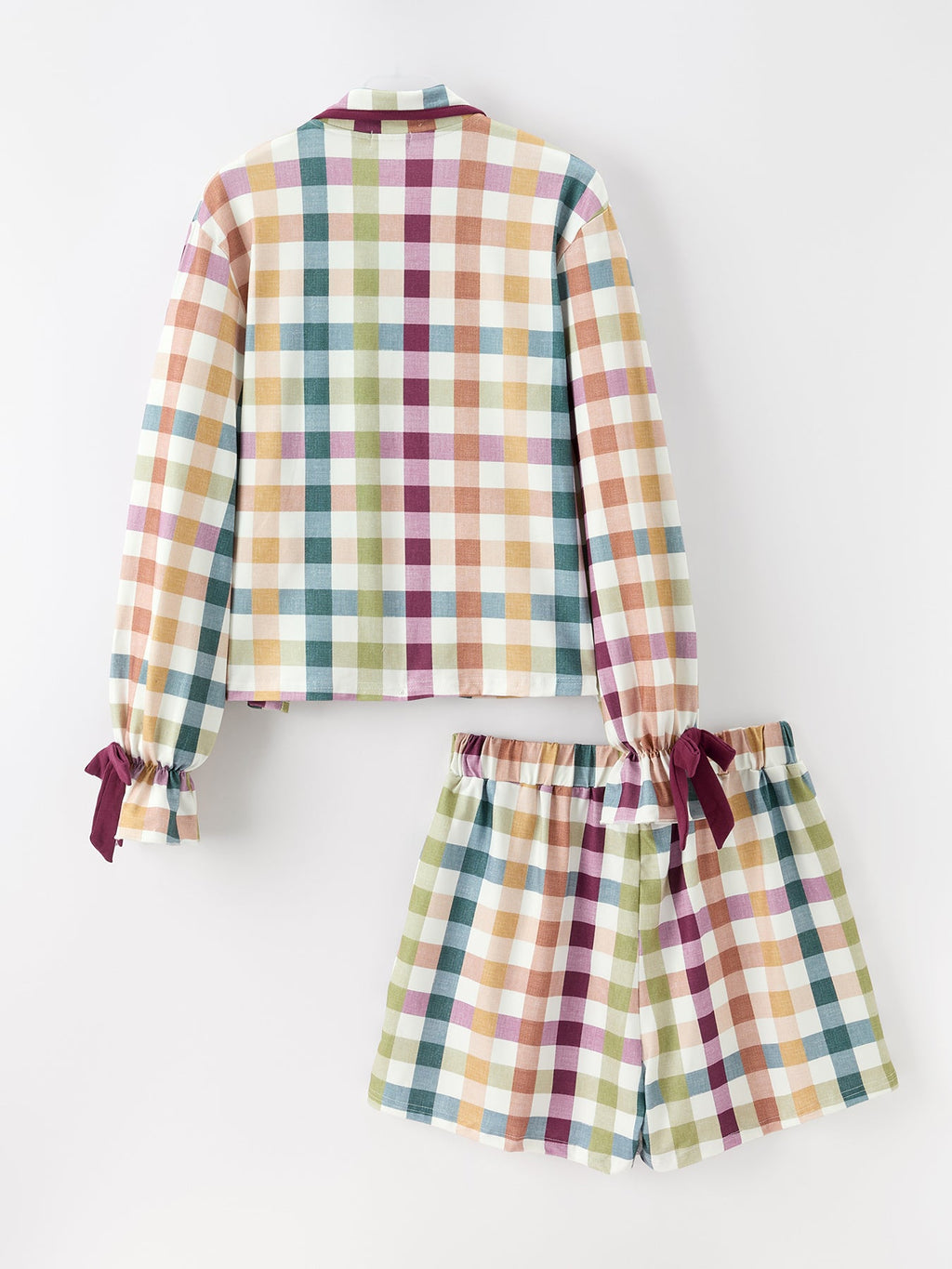 Mommy And Me Fall Plaid Pajama Set