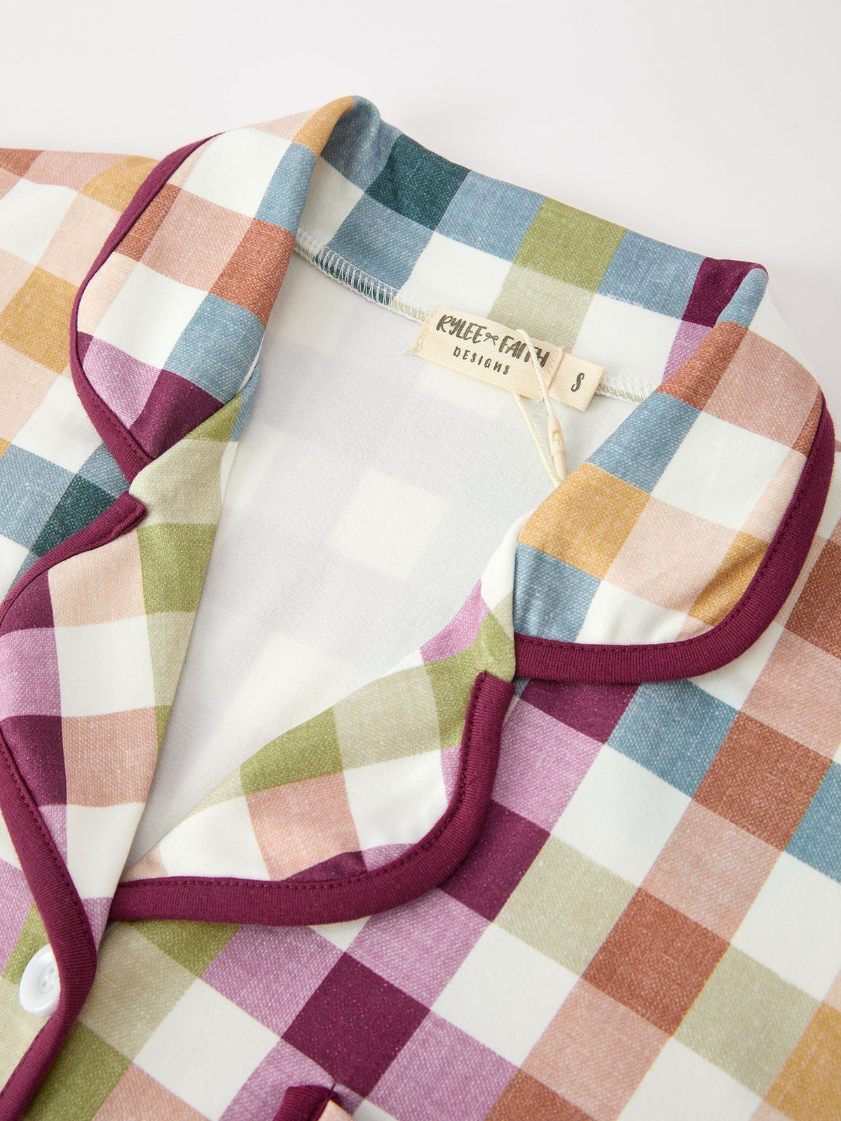 Mommy And Me Fall Plaid Pajama Set
