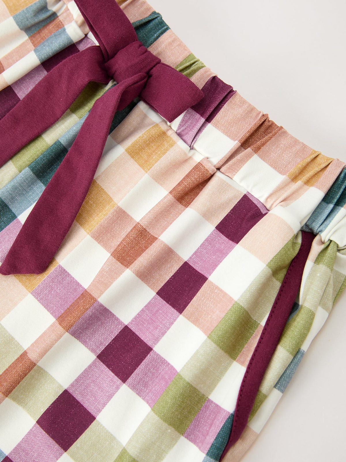 Mommy And Me Fall Plaid Pajama Set