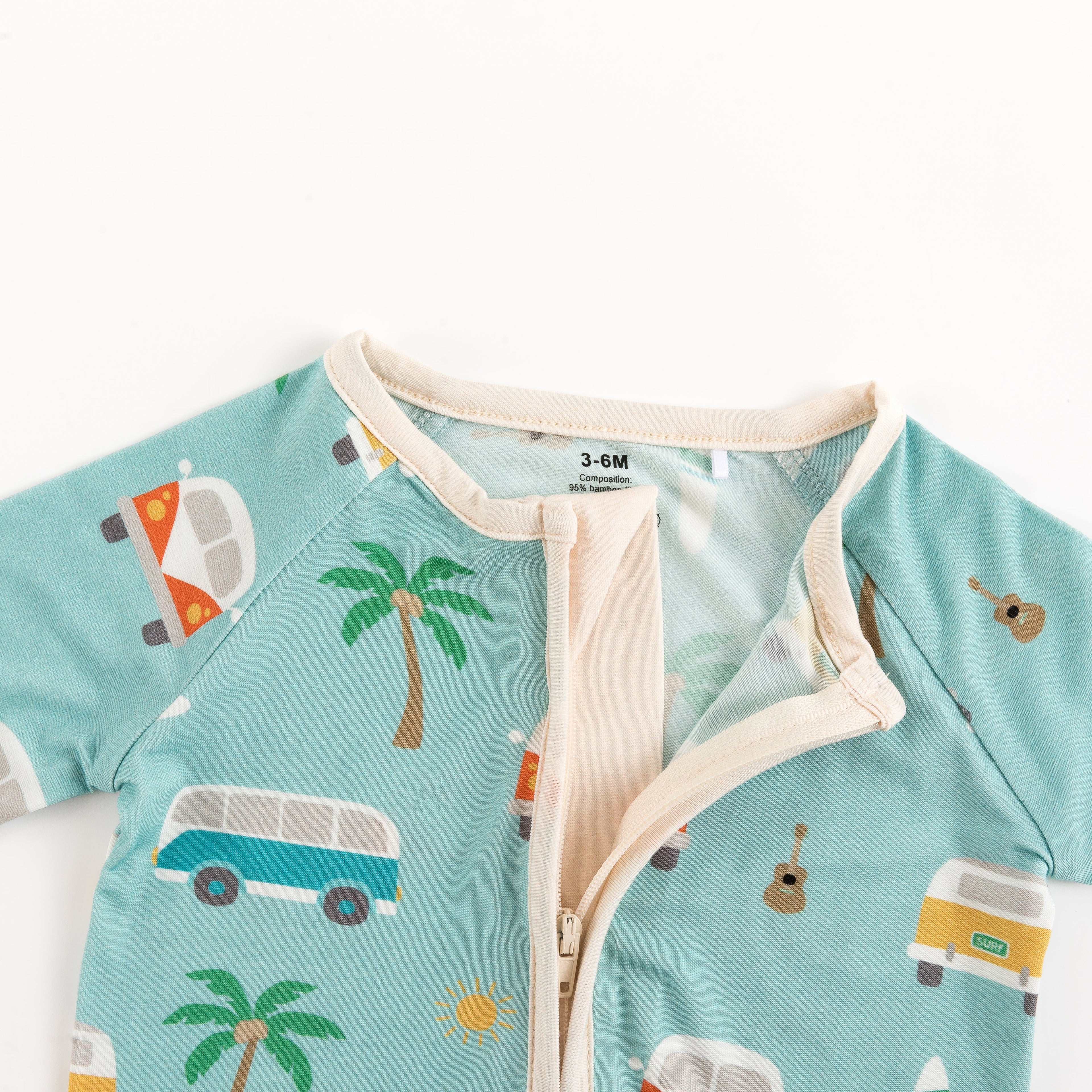 Coastal Cruising (Convertible Zip Footies)
