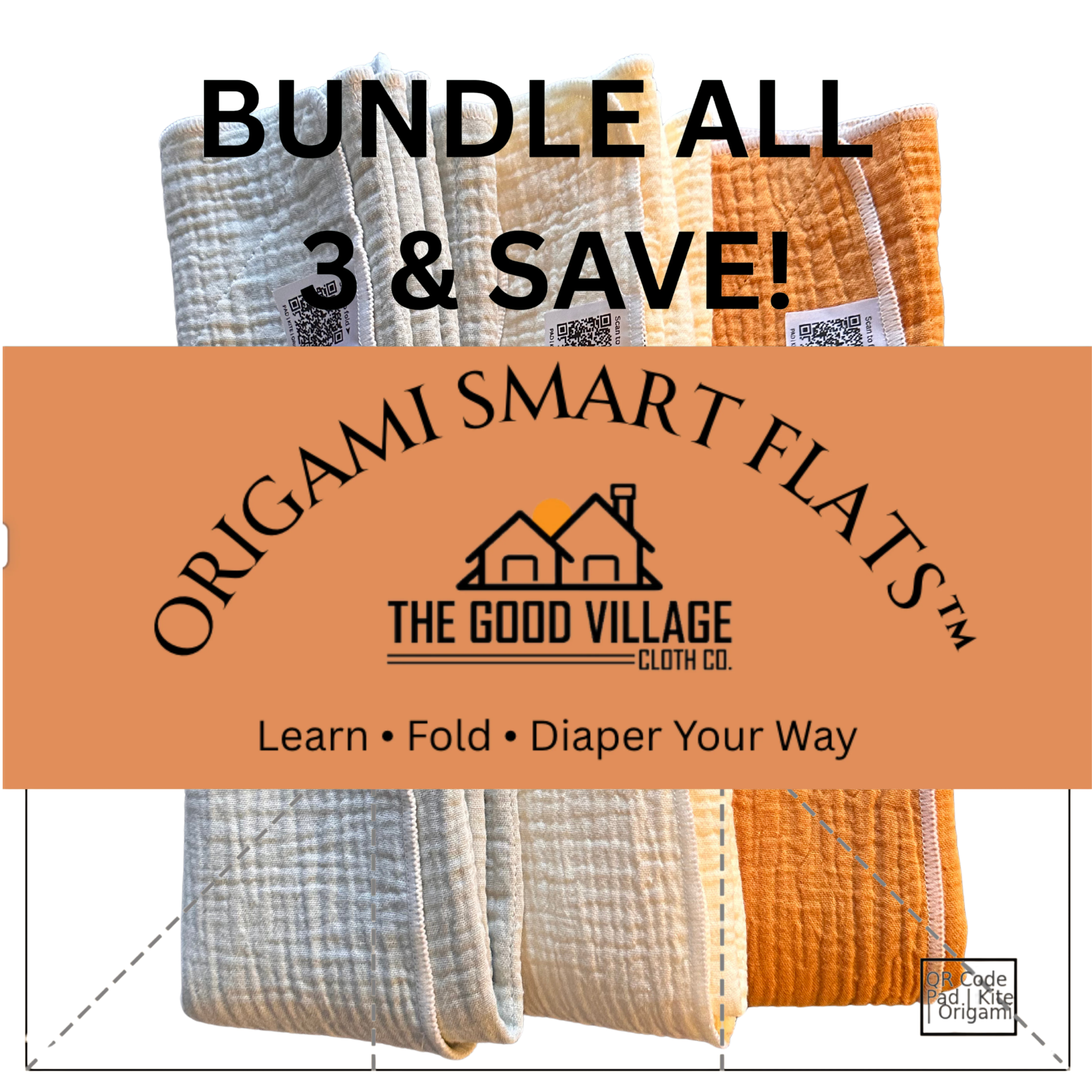 3-Pack Origami Smart Flats Bundles