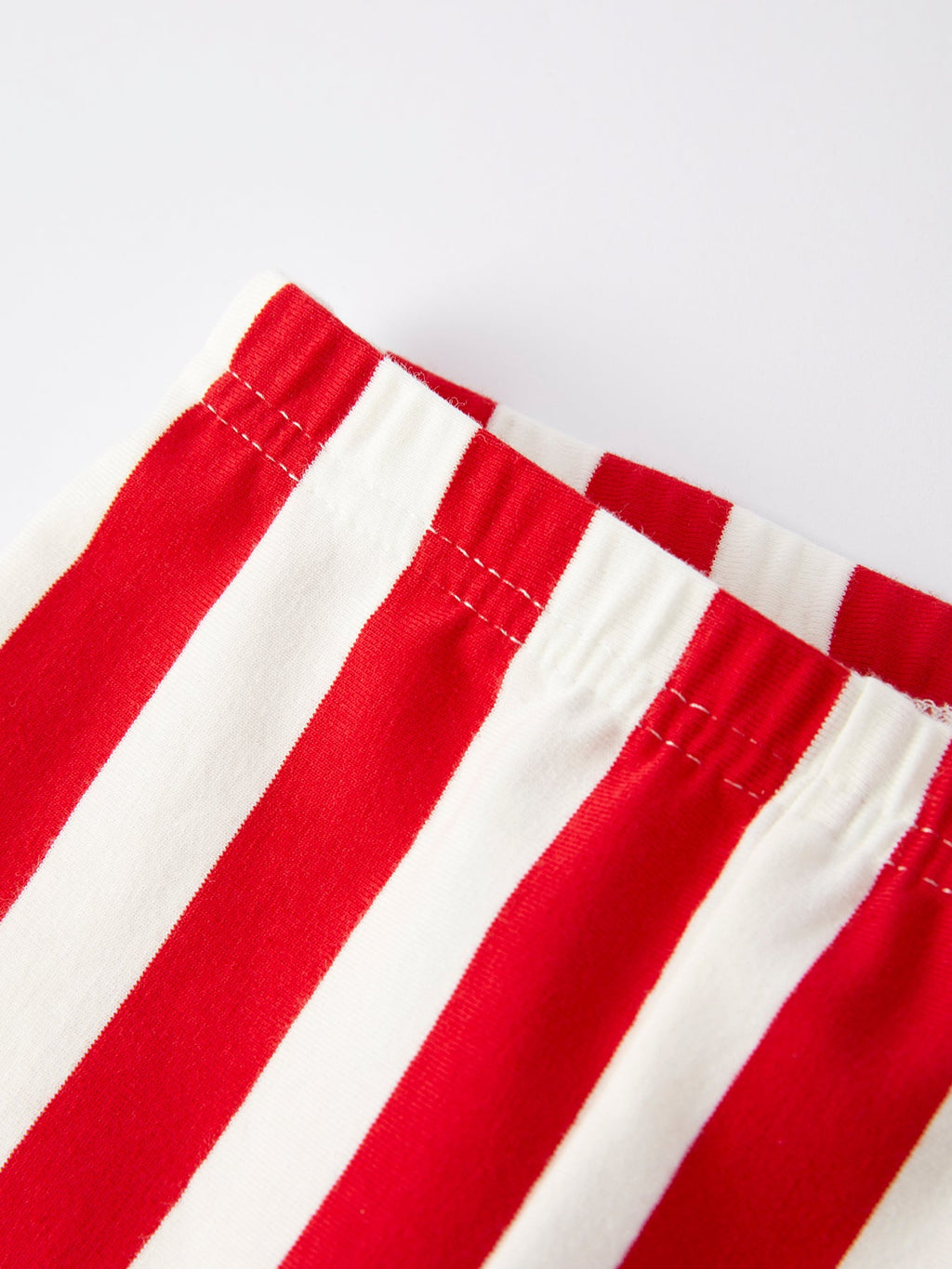 Christmas “Merry” Applique Girls Striped Bell-Bottom Pants Outfit Set