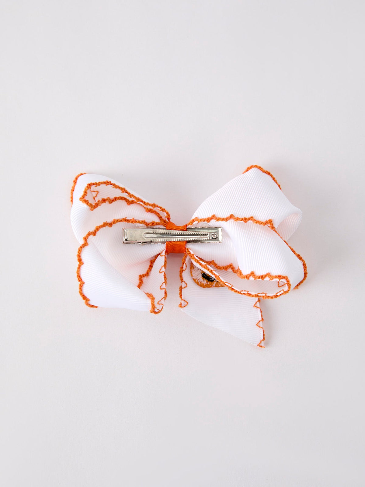 Halloween Pumpkin Bow Hairpin