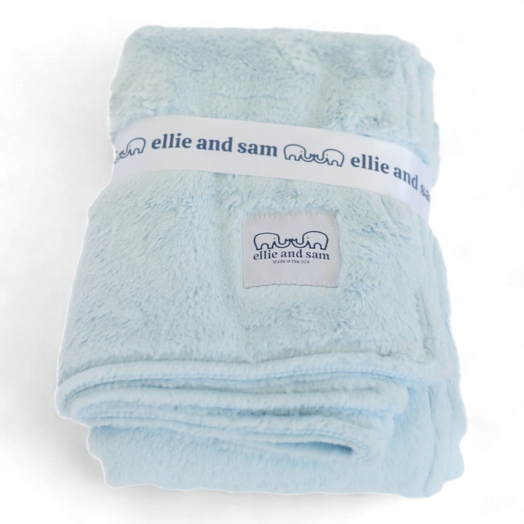 Luxury Borderless Blanket - Blue