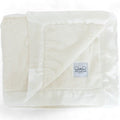 Luxury Satin Border Blanket - Ivory