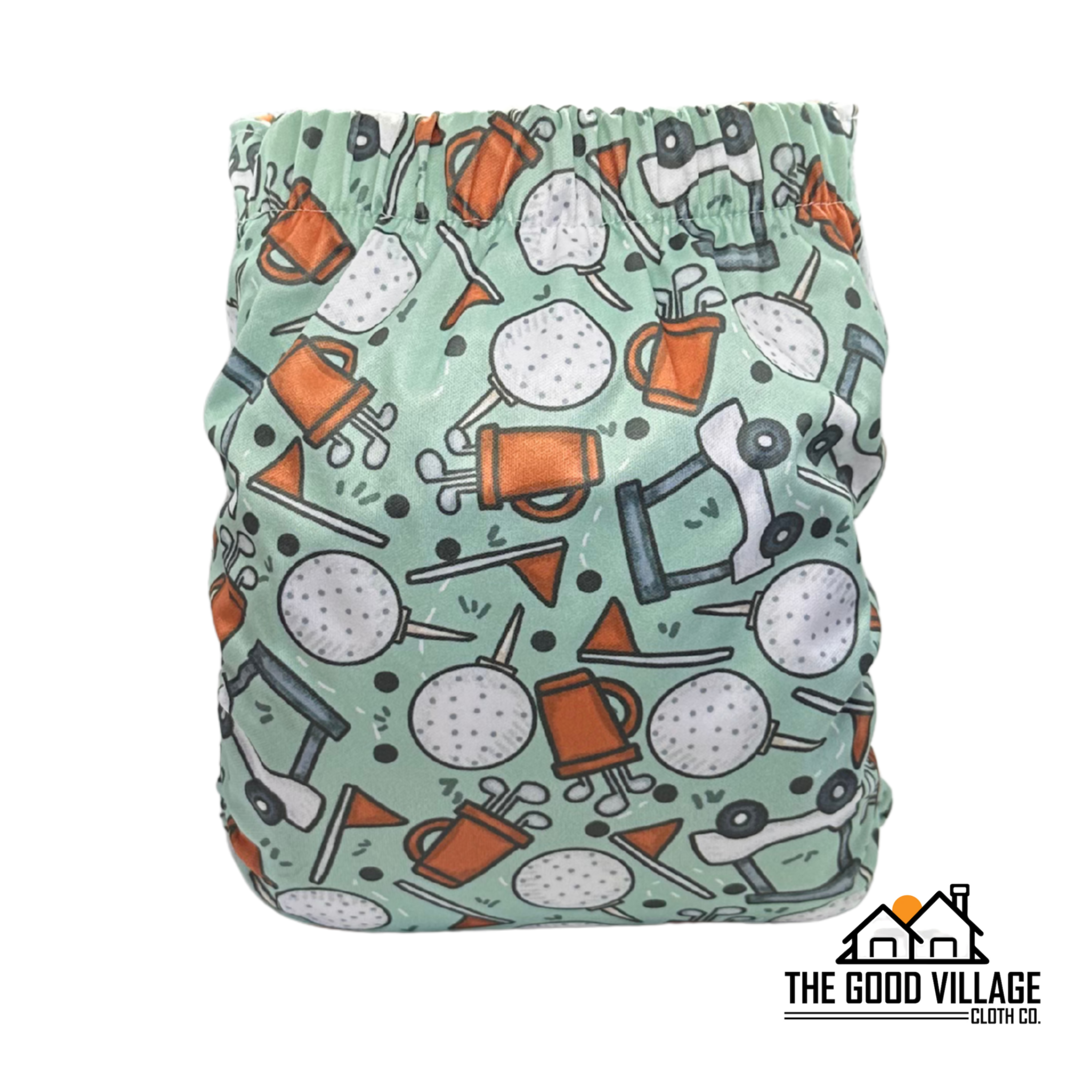 One Size Pocket Diaper - Tee Time