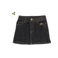 The Denim Skirt - Black