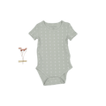 The Printed Short Sleeve Onesie - Anchor