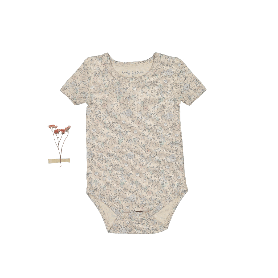 The Printed Short Sleeve Onesie - Elise