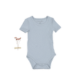 The Short Sleeve Onesie -  Blue