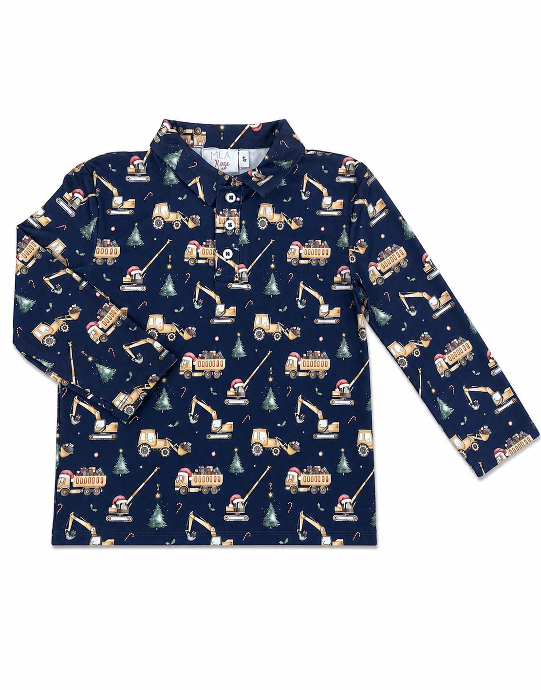 Oh What Fun It Is To Build L/S Polo