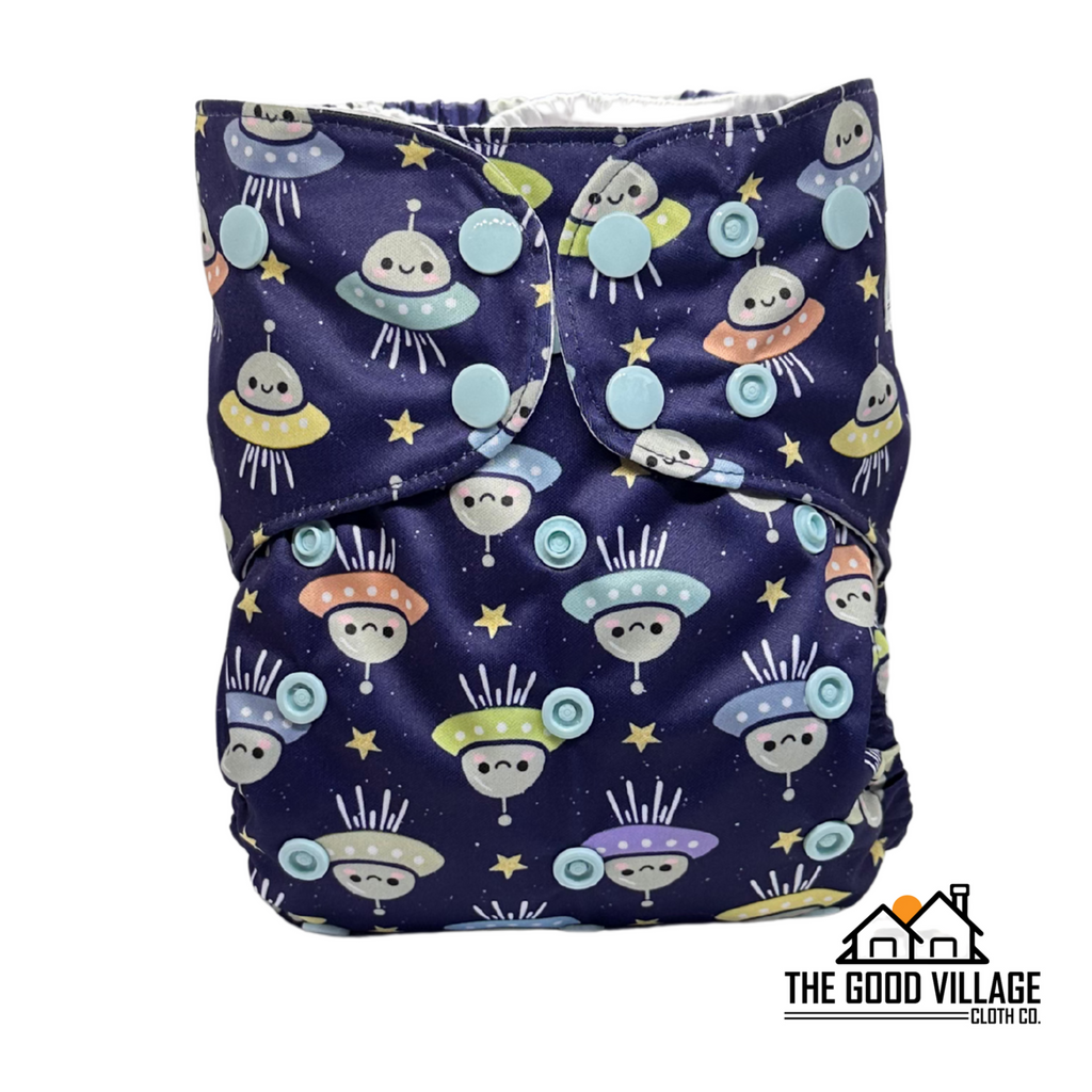 One Size Pocket Diaper - Cosmic Cuties
