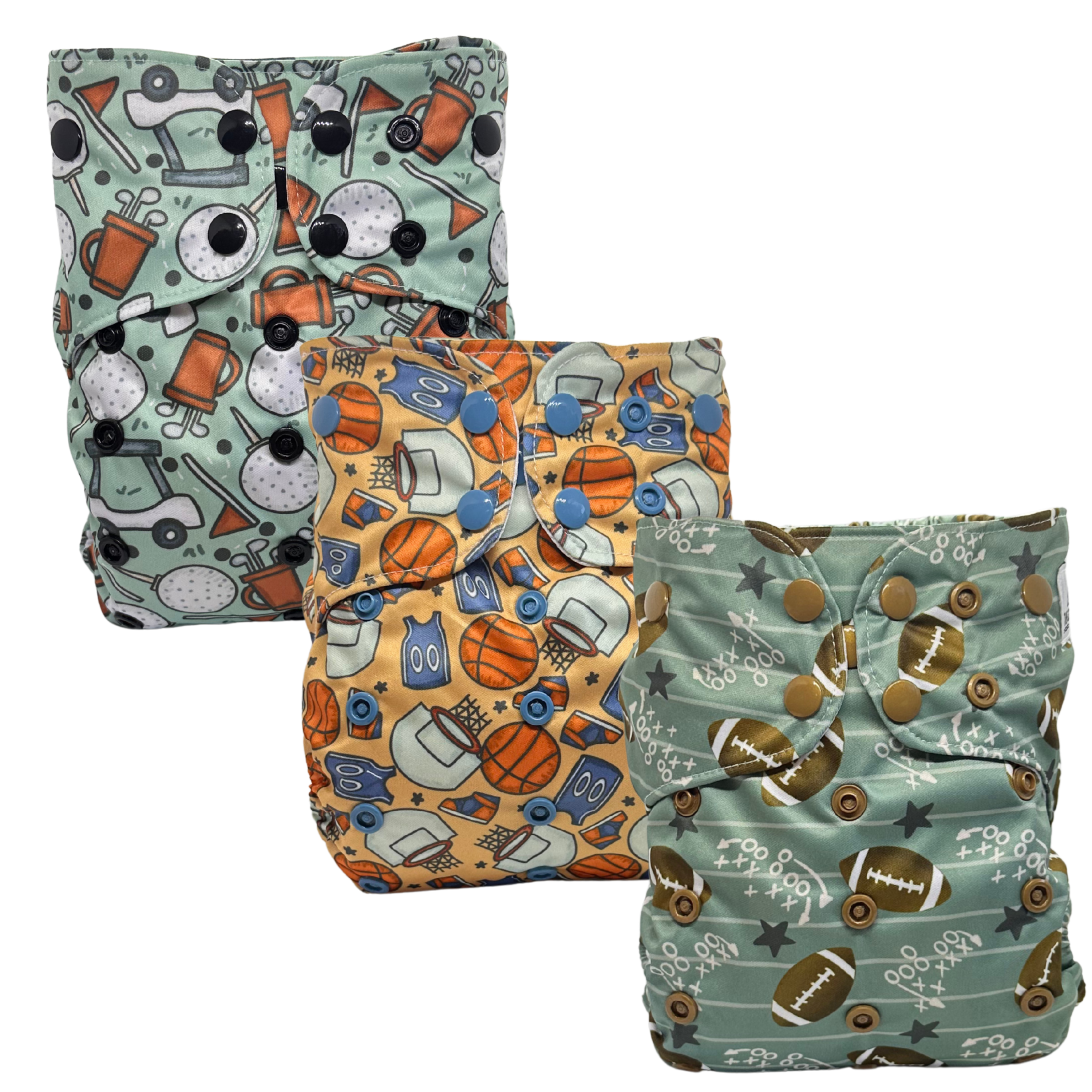 Sports Pocket Diaper Bundle
