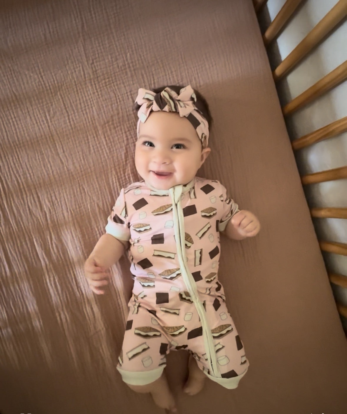 S'more to Love (Romper) - Pink