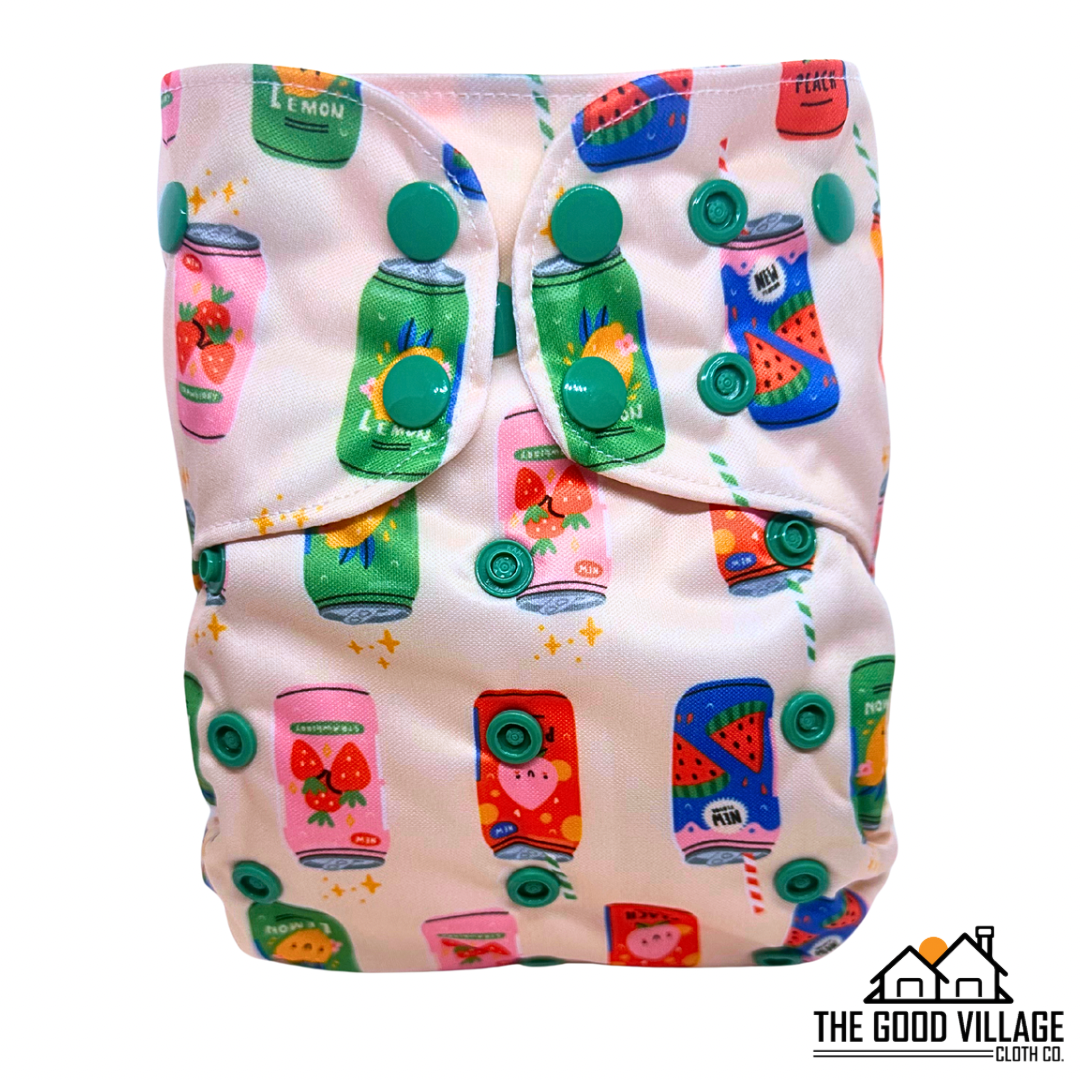 One Size Pocket Diaper | Fizz & Pop