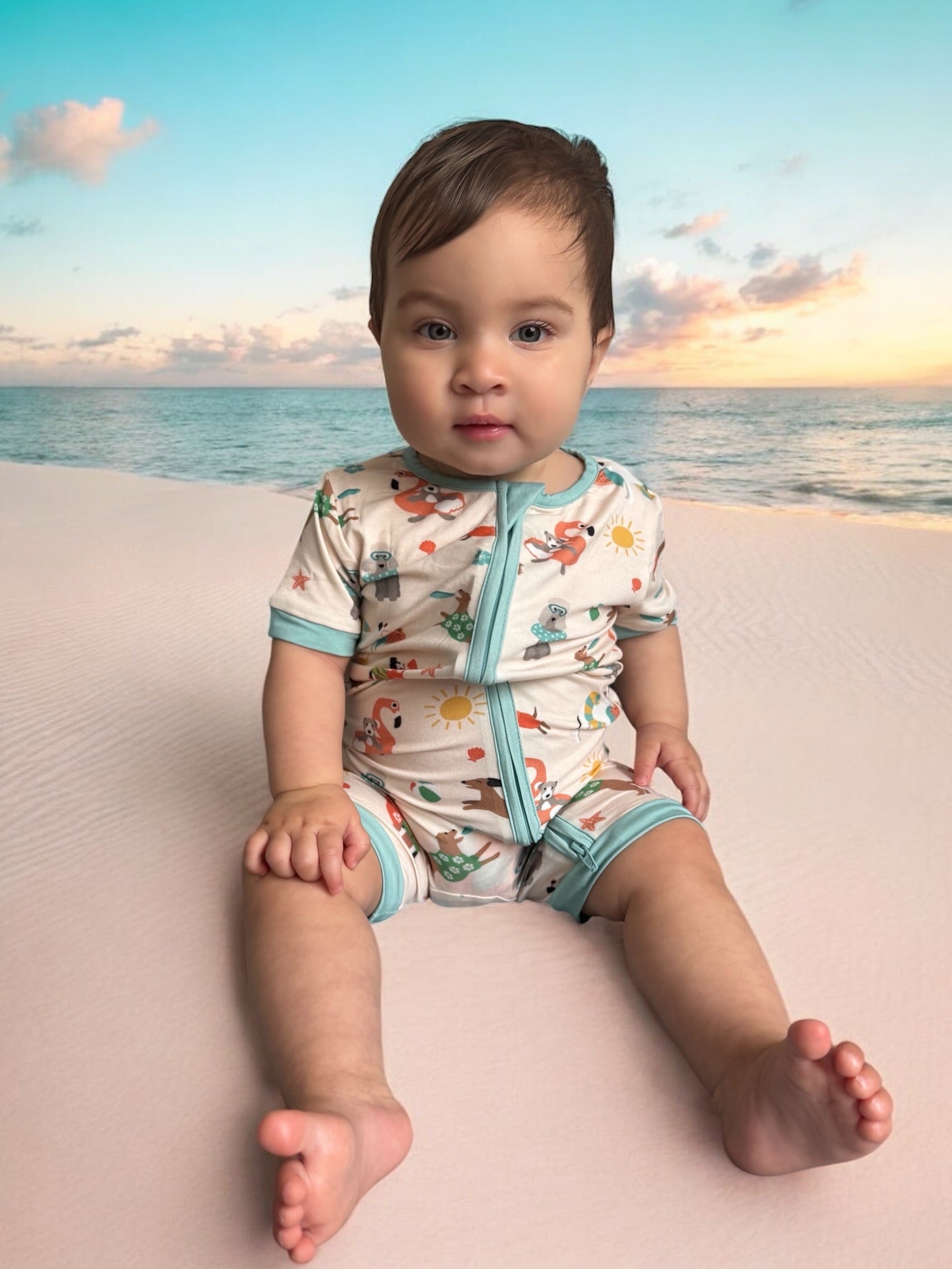 Pups in the Sun (Romper)