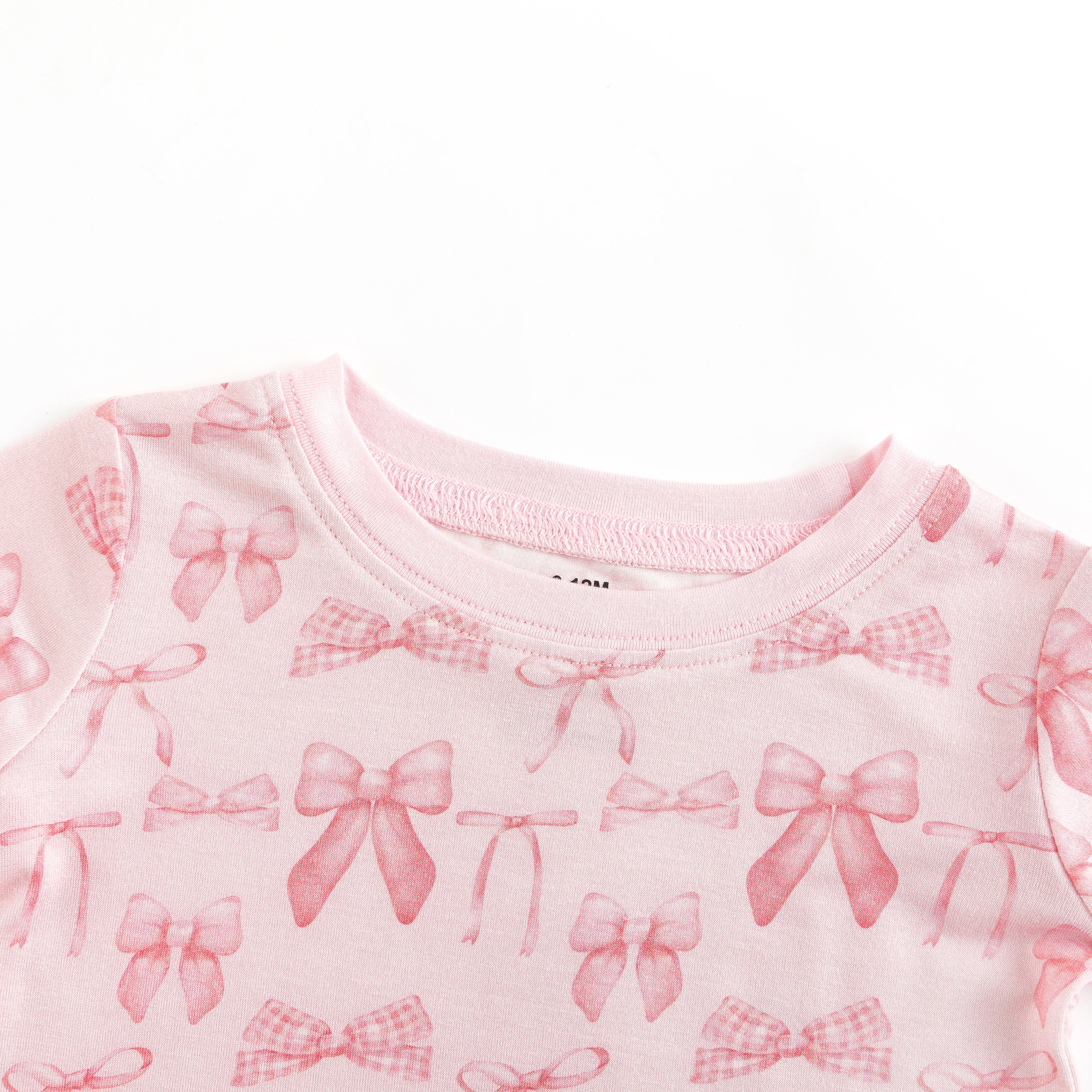 Pink Bows (Long Sleeve PJ)