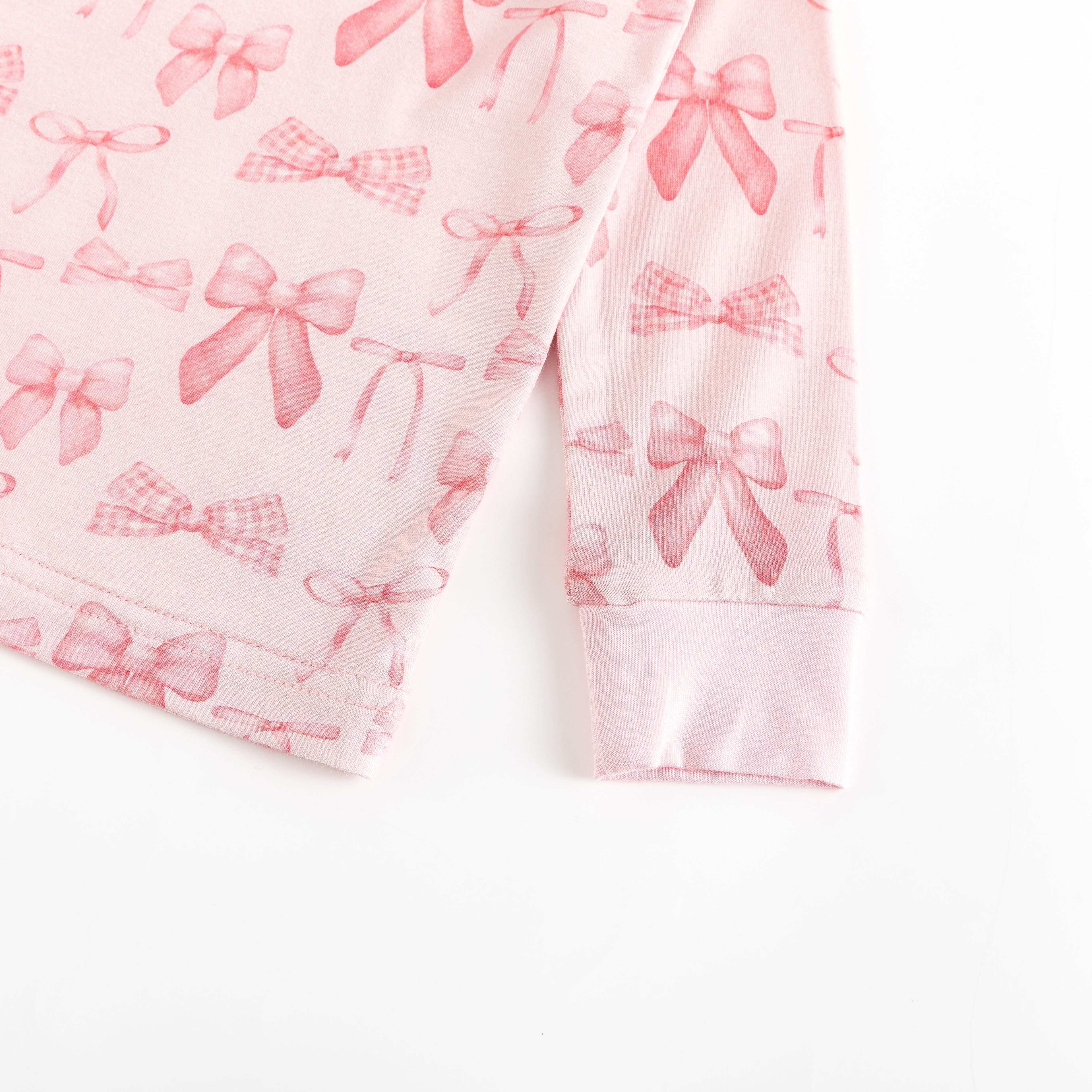 Pink Bows (Long Sleeve PJ)