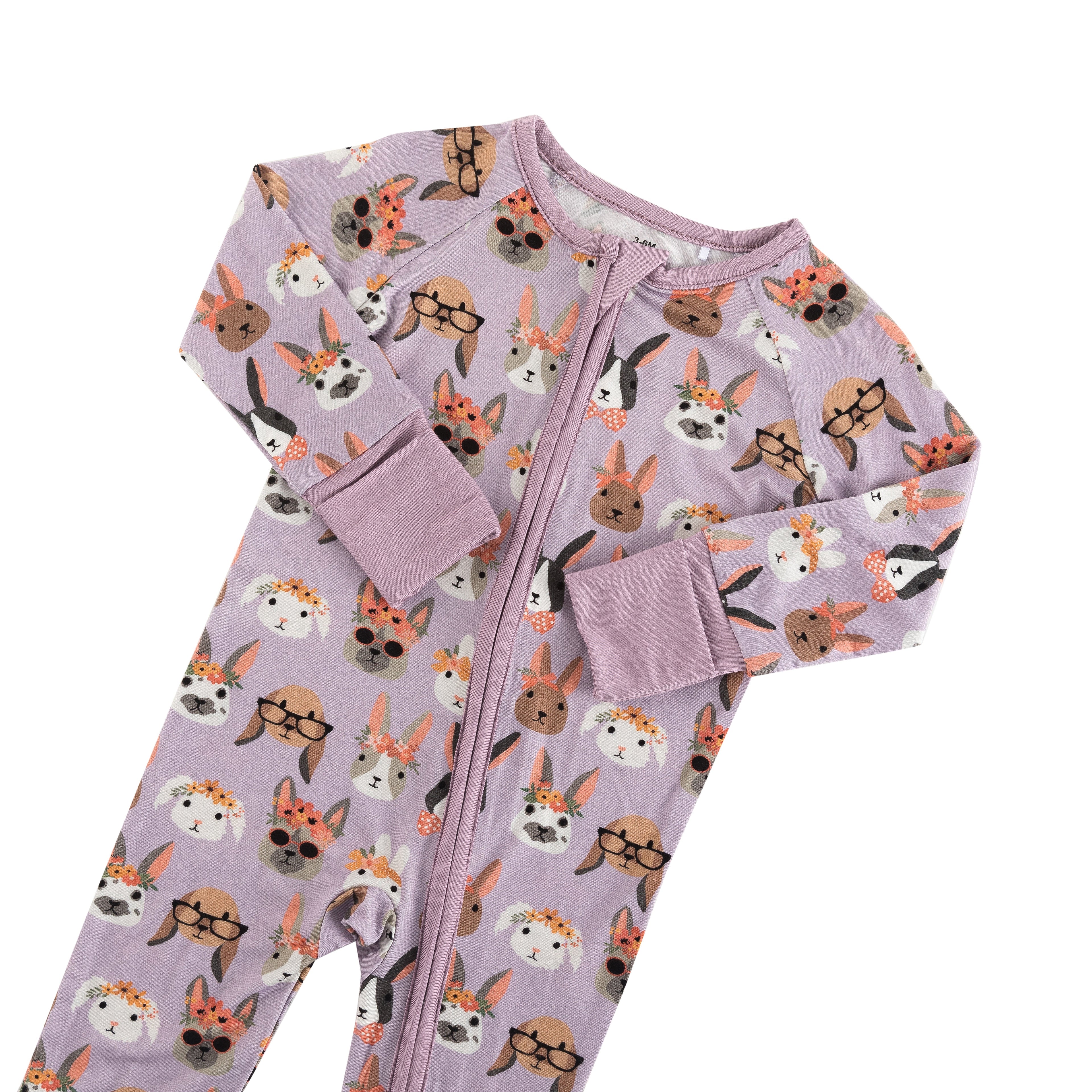 Midsummer Bunnies (Convertible Zip Footies)