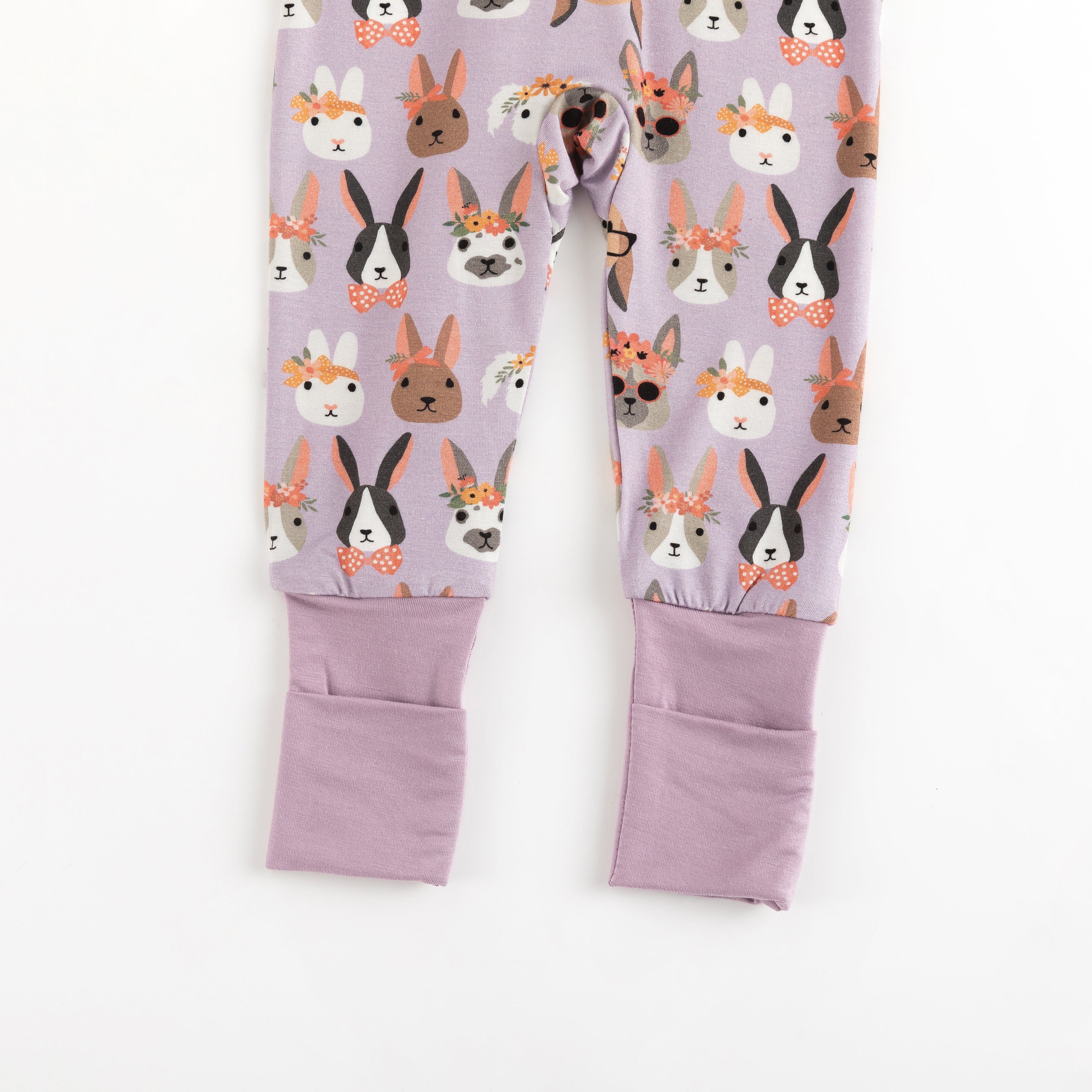 Midsummer Bunnies (Convertible Zip Footies)