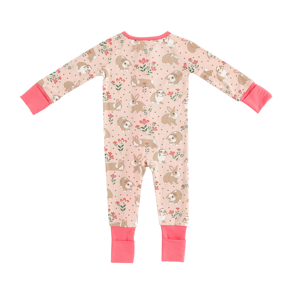 Meadow Bunny (Convertible Zip Footies)