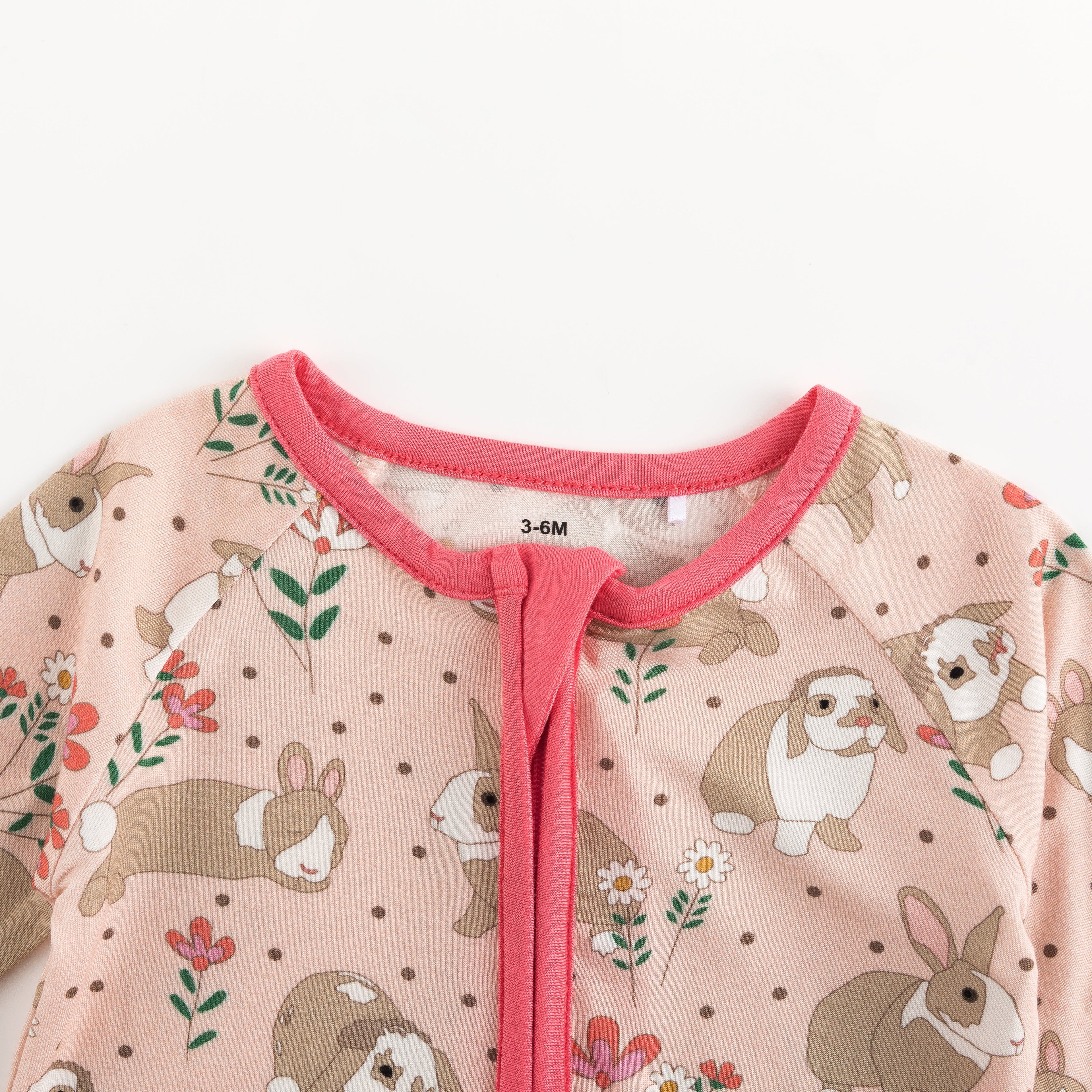 Meadow Bunny (Convertible Zip Footies)