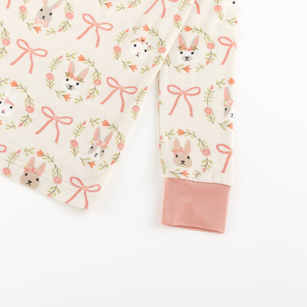 Bows & Bunnies (Long Sleeve PJ)