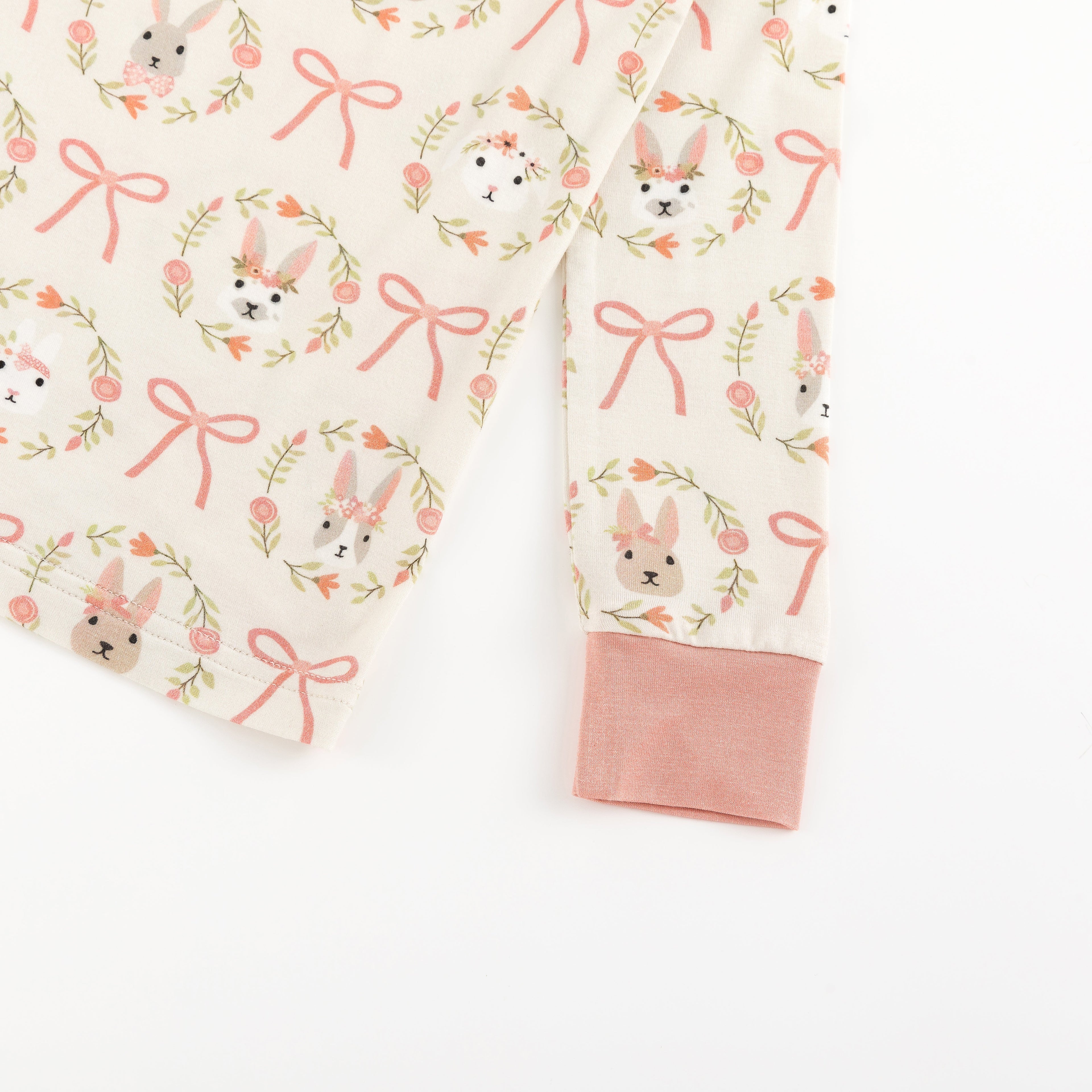 Bows & Bunnies (Long Sleeve PJ)