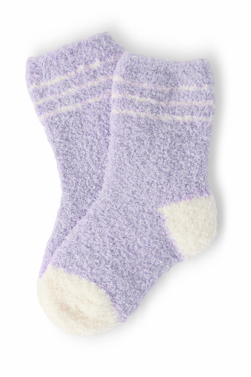 Lavender/Coconut Sporty Cozy Socks