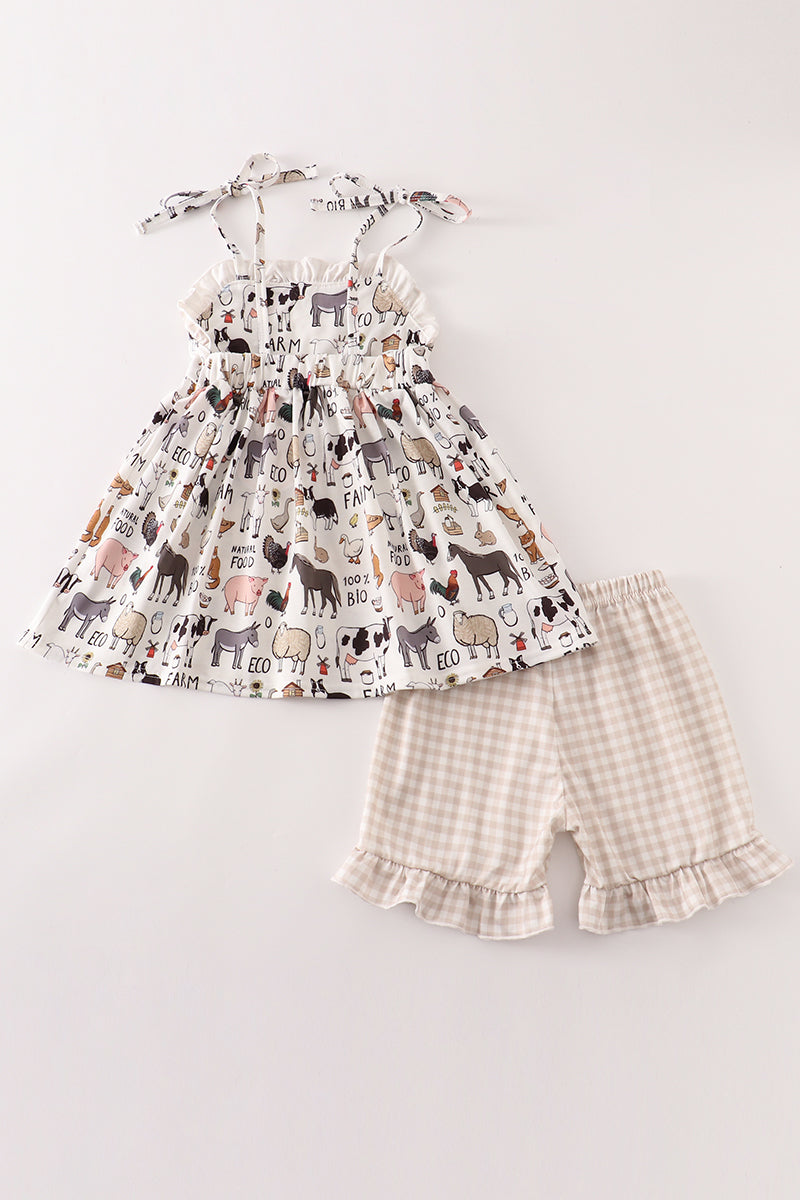 Beige Farm Set