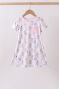 Pink all day adventure bamboo dress