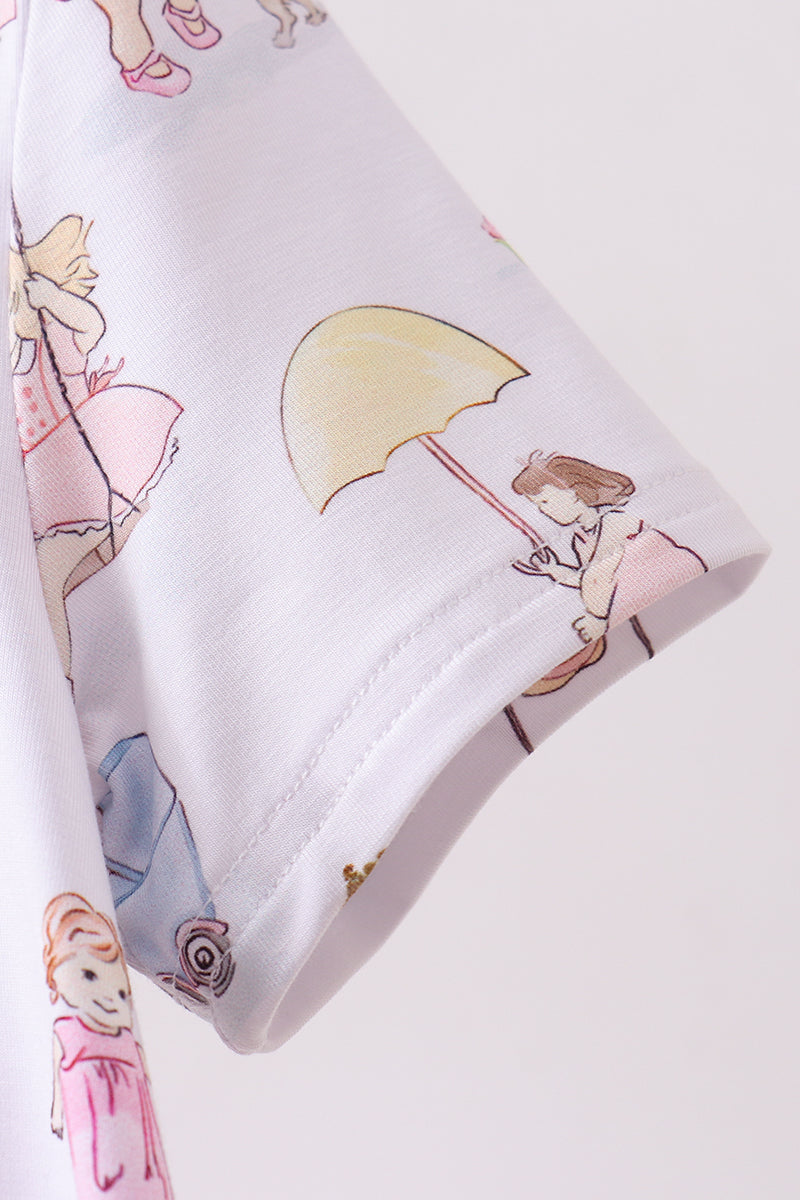 Pink all day adventure bamboo dress